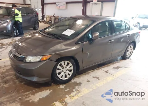 2012 Honda Civic Lx from USA, damaged, VIN 19XFB2F56CE370660